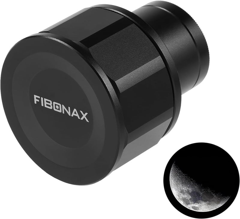 FIBONAX كاميرا تلسكوب، كاميرا فلكية بدقة 1080P، كاميرا عينية لتلسكوب بحجم 1.25 بوصة مع فلتر UV IR، كاميرا تصوير فلكي سهلة الاستخدام لنظام ويندوز/ماك/لينكس، عينية رقمية USB للمراقبة الكوكبية - Image 1